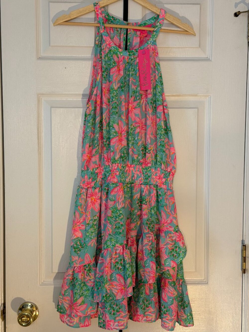 Lilly Pulitzer Pamelyn Dress in Surf Blue So Shellegant